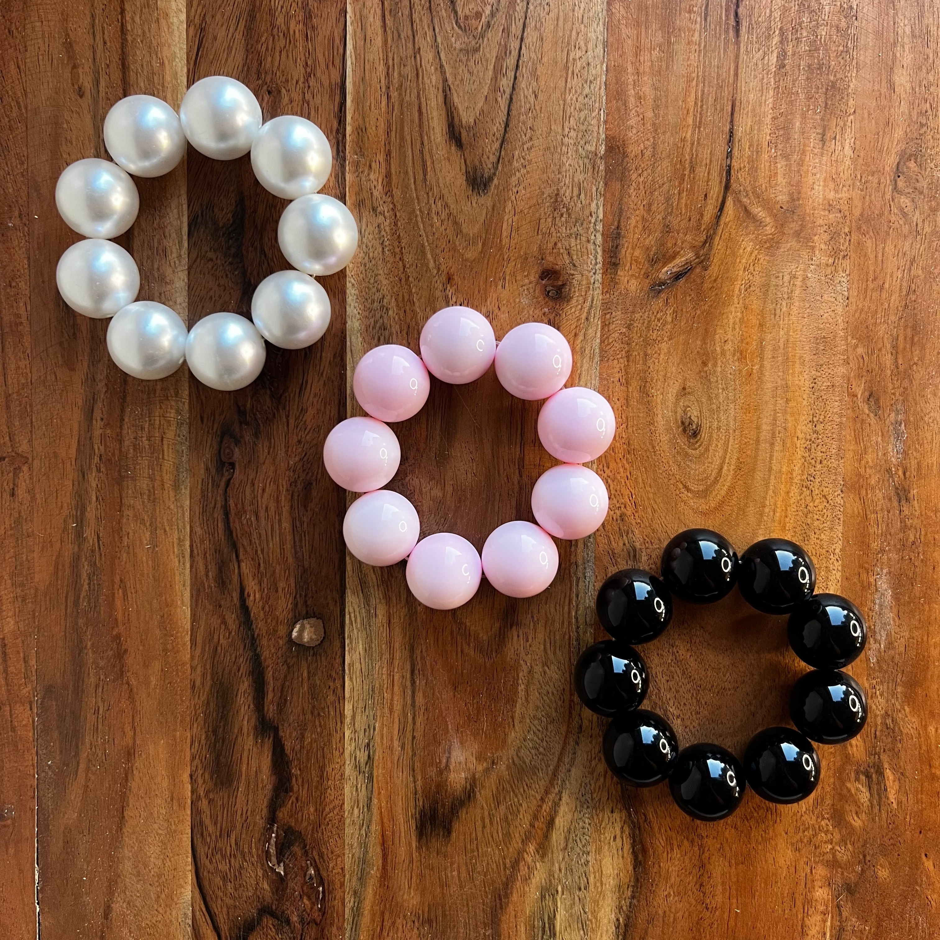 Bubble Stretch Bracelet Black