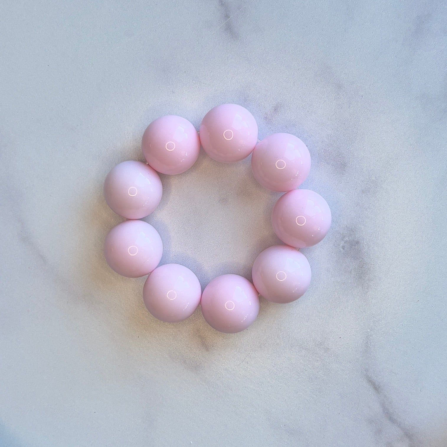Bubble Stretch Bracelet Pink