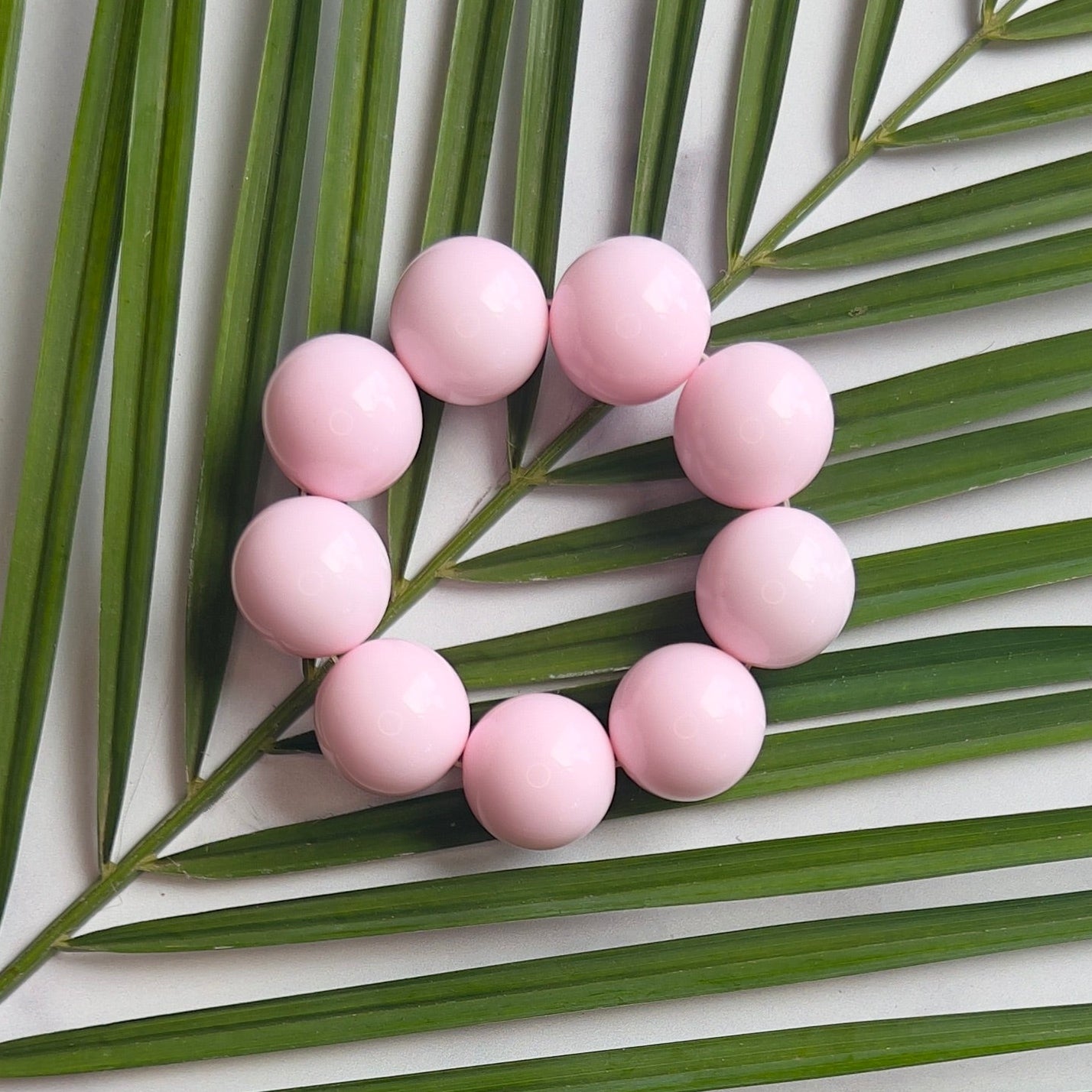 Bubble Stretch Bracelet Pink