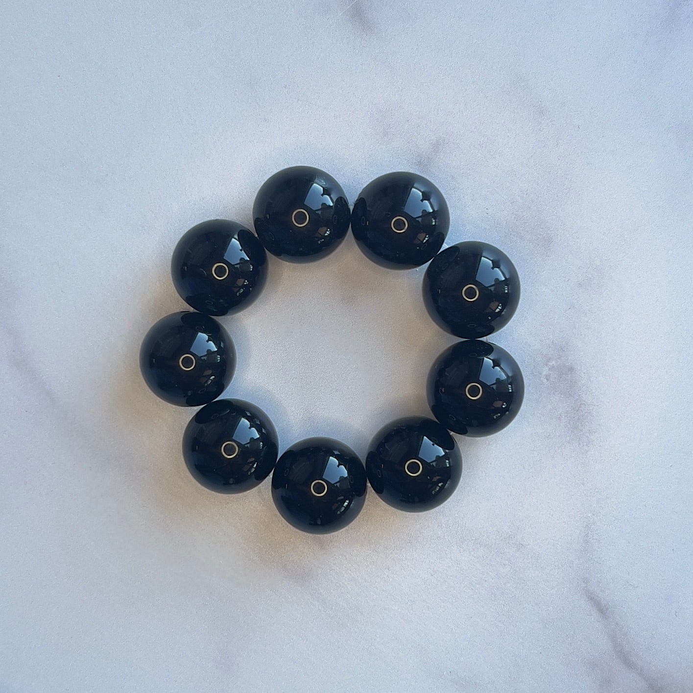 Bubble Stretch Bracelet Black